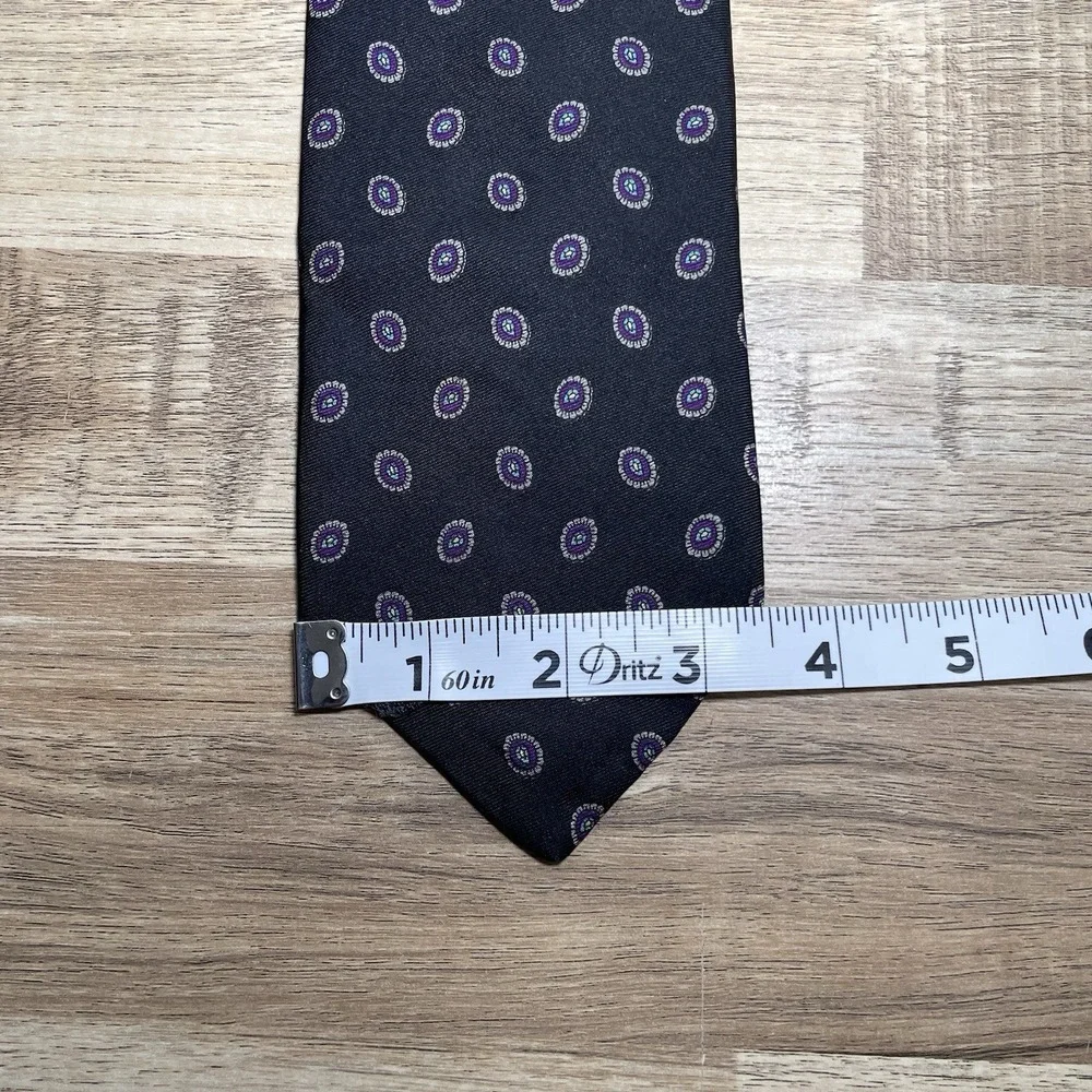 Robert Talbott Nordstrom Hand Sewn Silk Geo Neck Tie (L 58.5